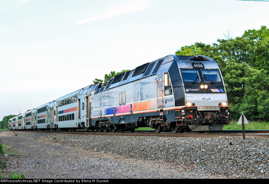 NJT 4526 on train 5535